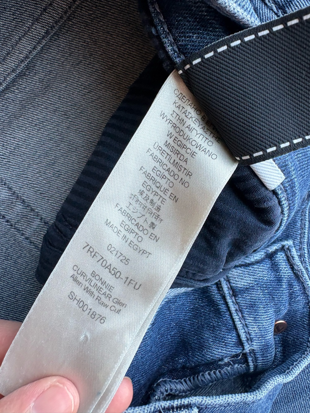 NWT 7 For All Mankind Bonnie Curvilinear Jeans - Picture 6 of 9